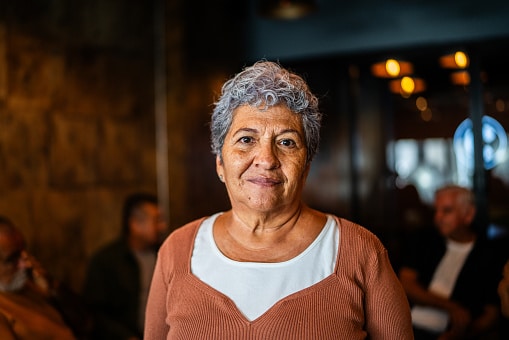 Portrait of a senior woman.